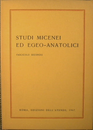 Studi micenei ed egeo-anatolici