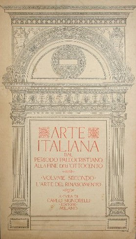 Arte italiana dal periodo paleocristiano alla fine dell'Ottocento. Voll. I, II, III