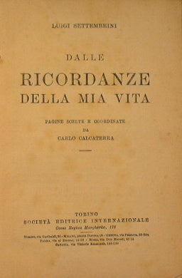 Ricordanze della mia vita