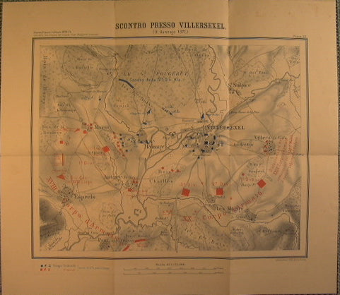 Guerra Franco Tedesca 1870-71. Scontro presso Villersexel. 9 Gennaio 1871