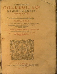 Commentarii collegii conibricensis societatis iesu in octo libros Phisicorum Aristotelis Stagiritae…
