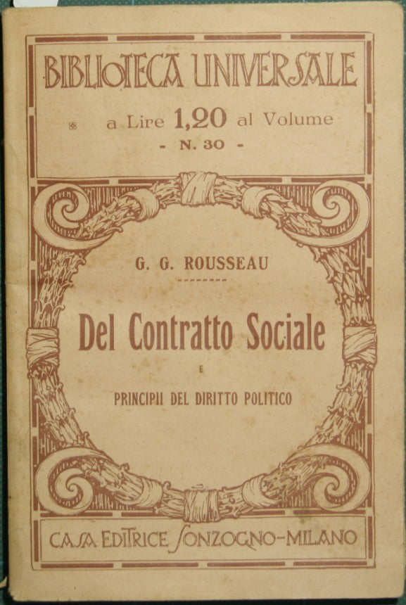 Del contratto sociale