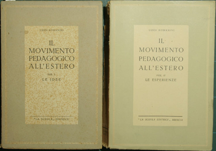 Il movimento pedagogico all'estero