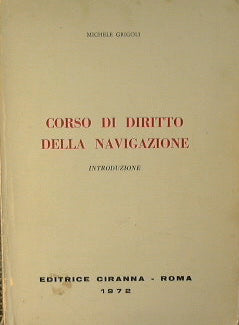 Corso di Diritto della Navigazione.