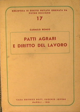Patti agrari e diritto del lavoro.