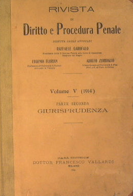 Rivista di diritto e procedura penale