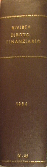 Rivista del diritto finanziario e scienza delle finanze - Anno XXIII