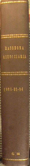 Rassegna giudiziaria - Anni 1930 - 1931 - 1934