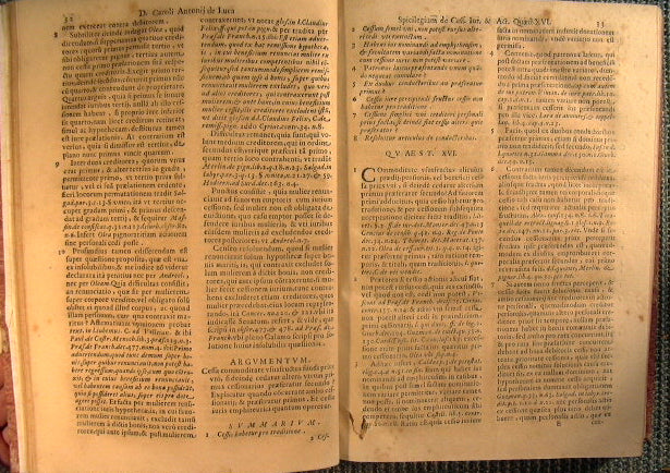 D. Caroli Ant. De Luca ... Spicilegium de cessione jurium, et actionum; in quo dilapsae, & manipulares cessibilium spicae tanquam in area excussae coacervantur..