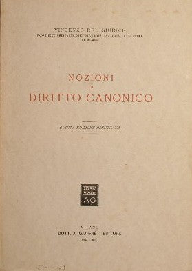 Nozioni di Diritto Canonico