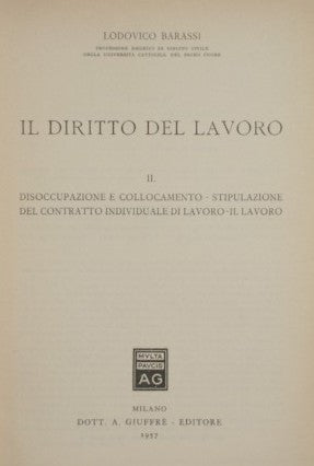 Il diritto del lavoro