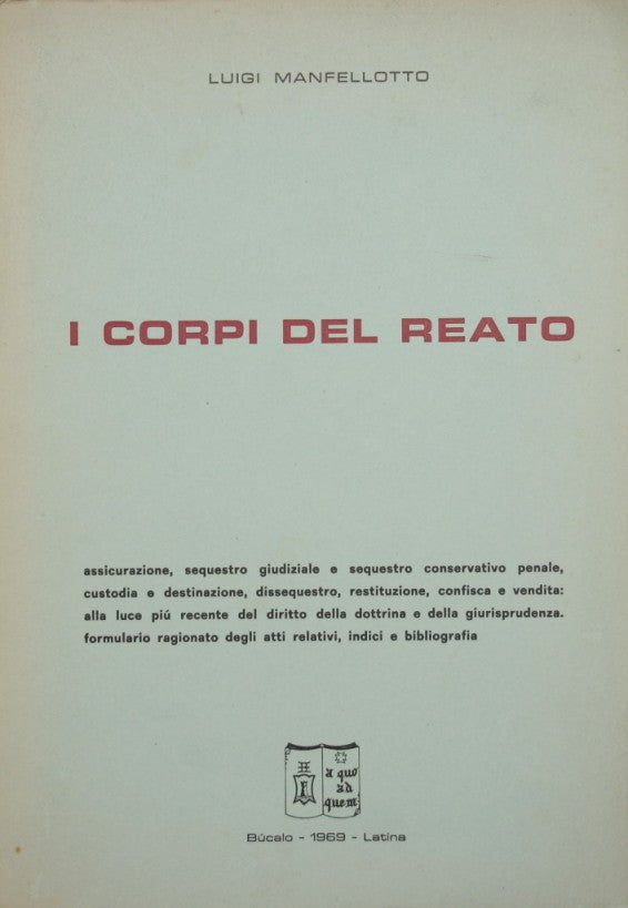 I corpi del reato