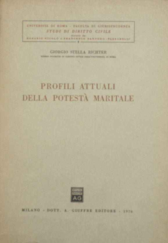 Profili attuali della potestà maritale