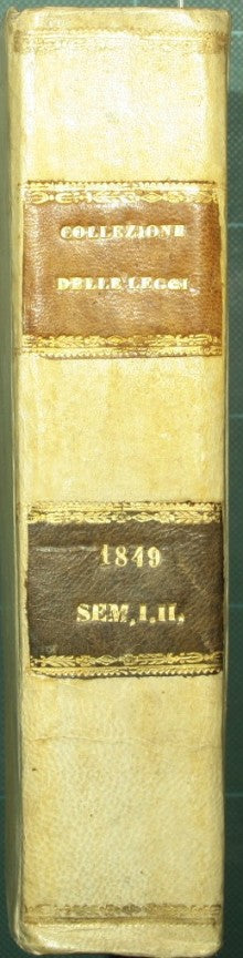 Collezione delle leggi e de' decreti reali del Regno delle Due Sicilie. Anno 1849