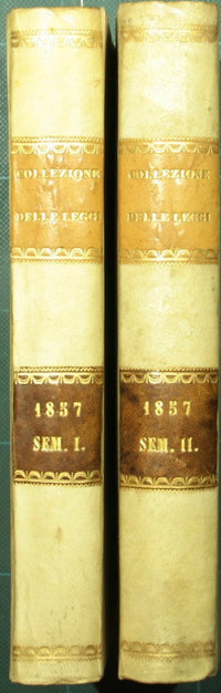 Collection of laws and royal decrees of the Kingdom of the Two Sicilies. Year 1857