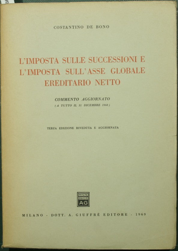 L'imposta sulle successioni e l'imposta sull'asse globale ereditario netto