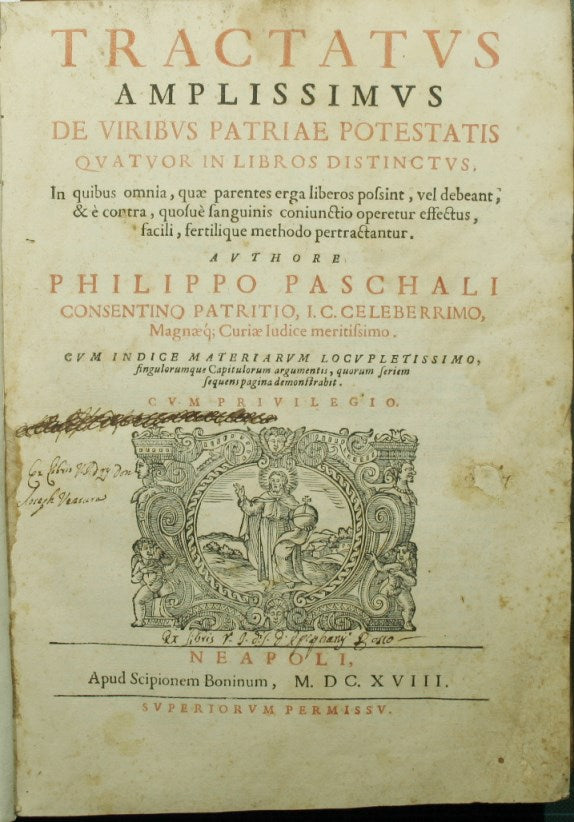 Tractatus amplissimus de viribus patriae potestatis quatuor in libros distinctus