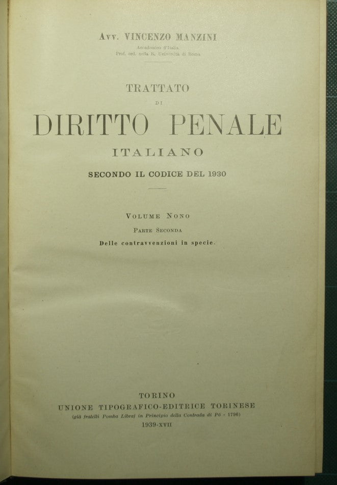 Diritto penale italiano. Vol. II