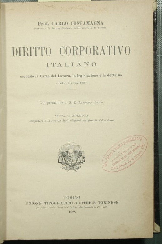 Diritto corporativo italiano
