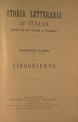 Storia letteraria d'Italia