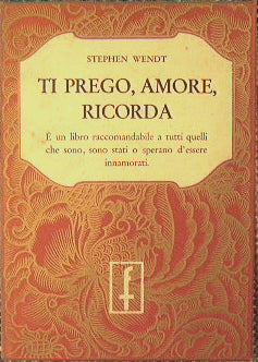 Ti prego, amore, ricorda