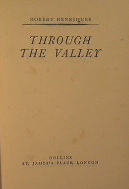 Through the valley