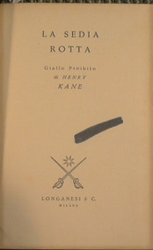 La sedia rotta