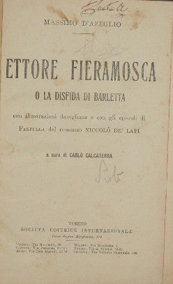 Ettore Fieramosca o La disfida di Barletta