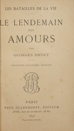 Le lendemain des amours