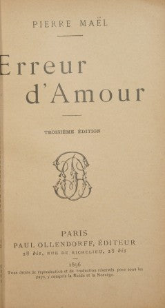 Erreur d'amour