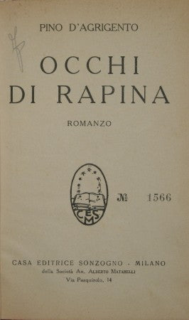 Occhi di rapina