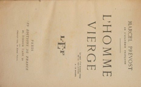 L'homme vierge