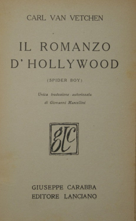 Il romanzo d'Hollywood