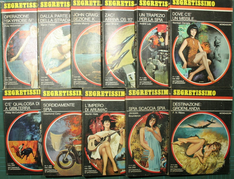Segretissimo - Settimanale di spionaggio - I semestre 1968