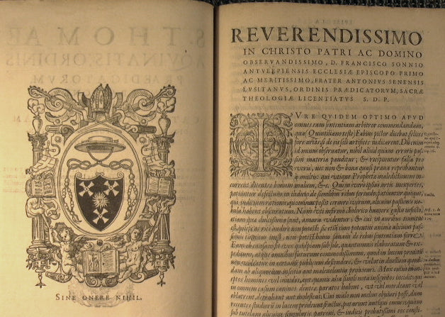 Divi Thomae Aquinatis, Ordinis Praedicatorum, enarrationes, quas Cathenam uere Auream dicunt, In quatuor Evangelia….. Unito a dicunt, in duos posteriores evangelistas lucam et ioannem….