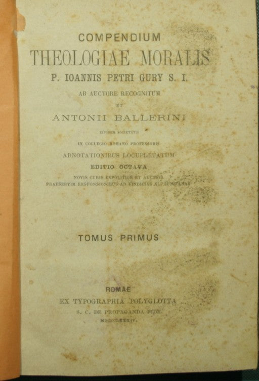 Compendium Theologiae Moralis