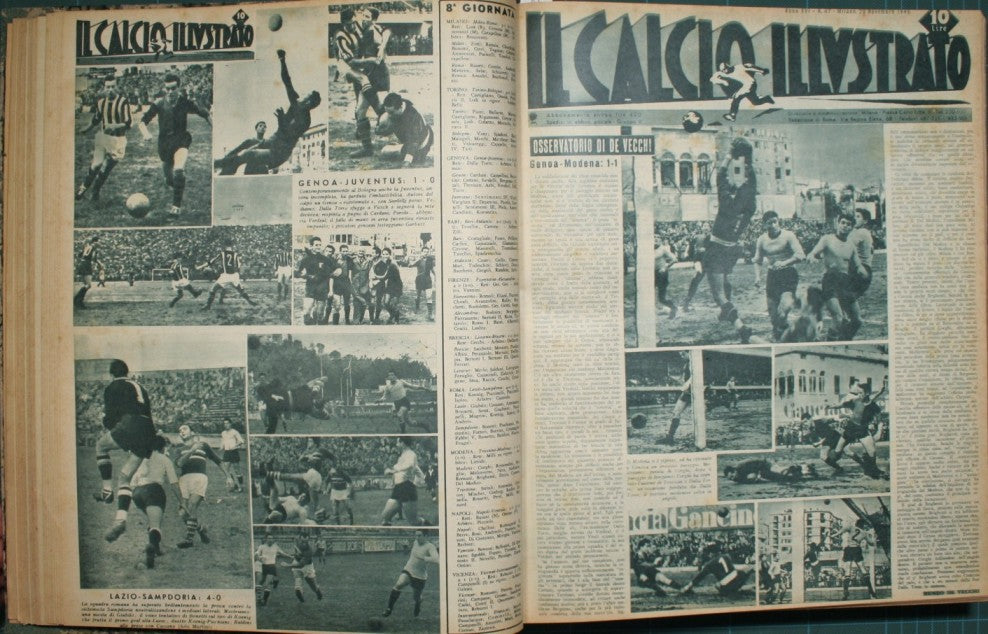 Il calcio illustrato. Anno XV 1945 Anno XVI 1946 Anno XVII 19