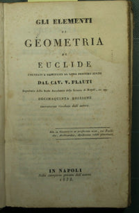 Los elementos de la geometría de Euclides.