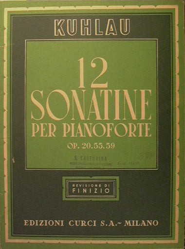 12 sonatine per pianoforte
