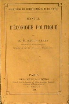 Manuel d'economie politique