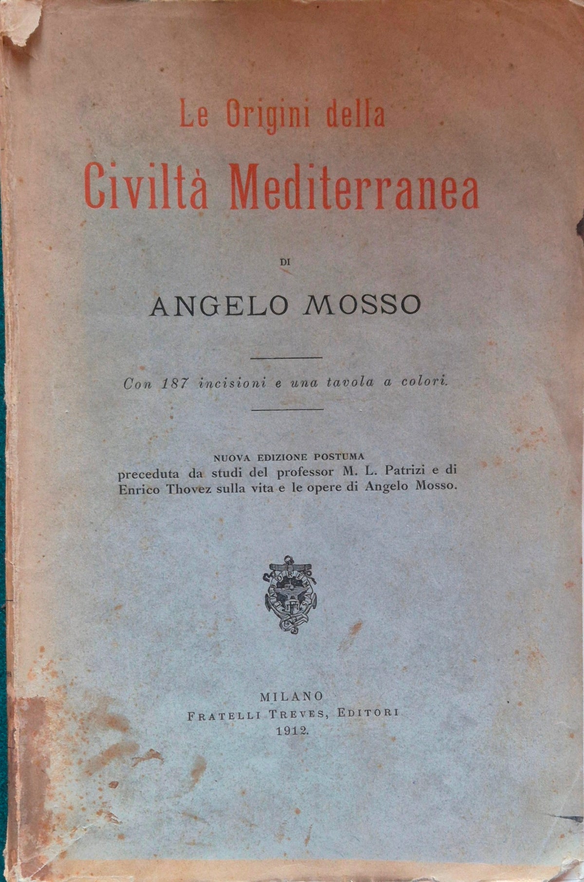 Le origini della civiltà mediterranea