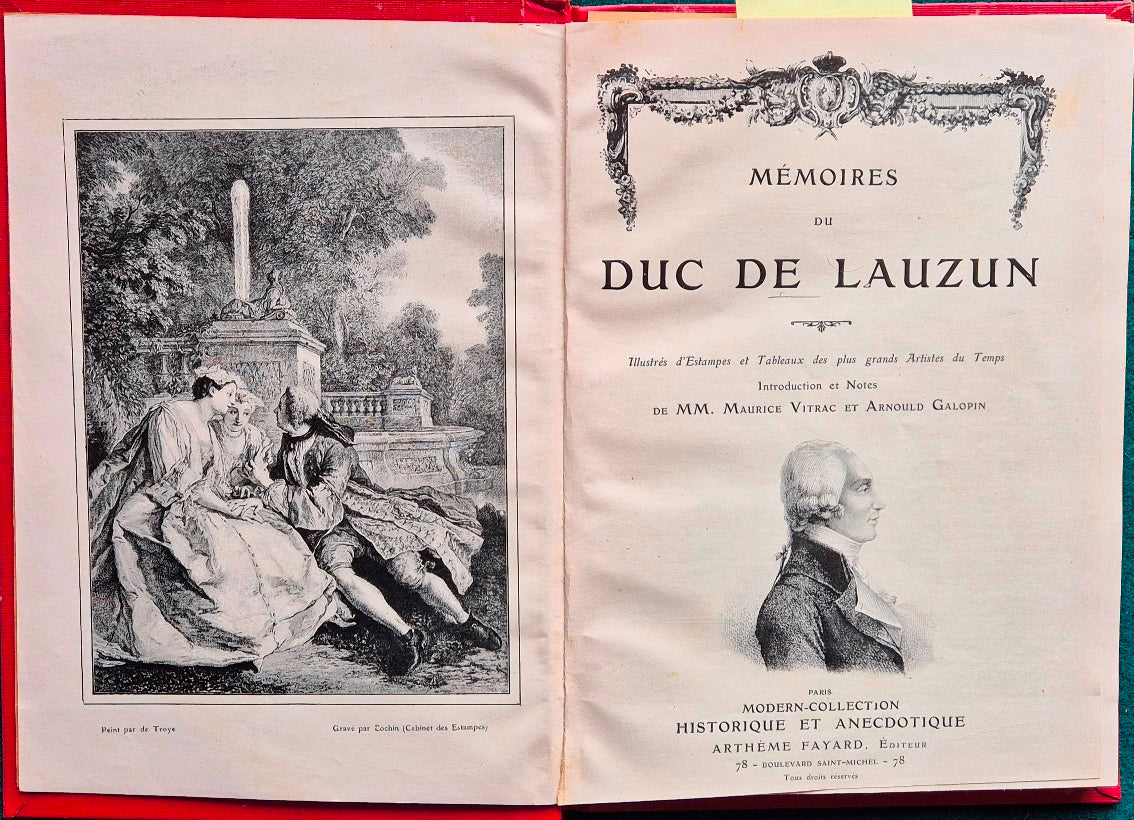 Memoires du Duc de Lauzun