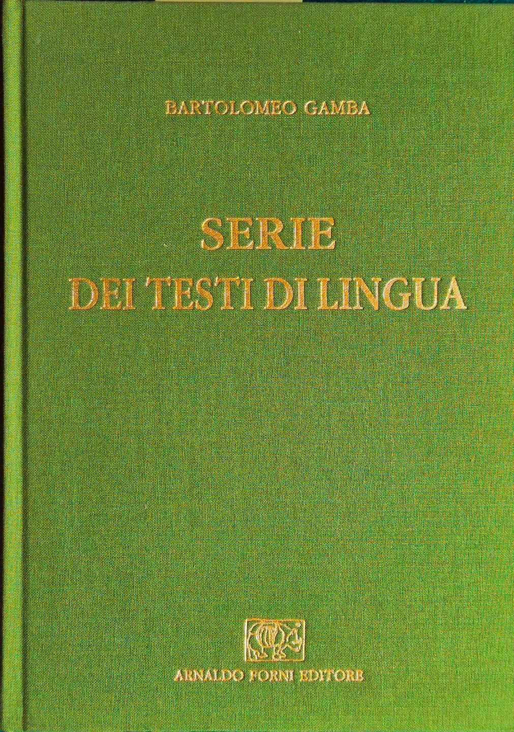 Serie dei testi di lingua