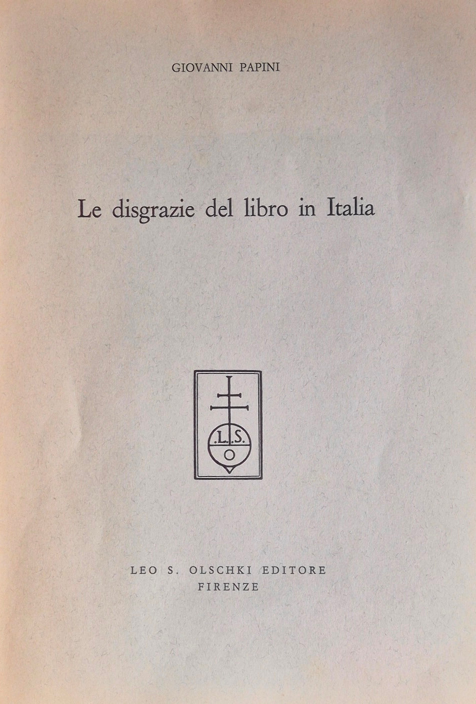 Le disgrazie del libro in Italia