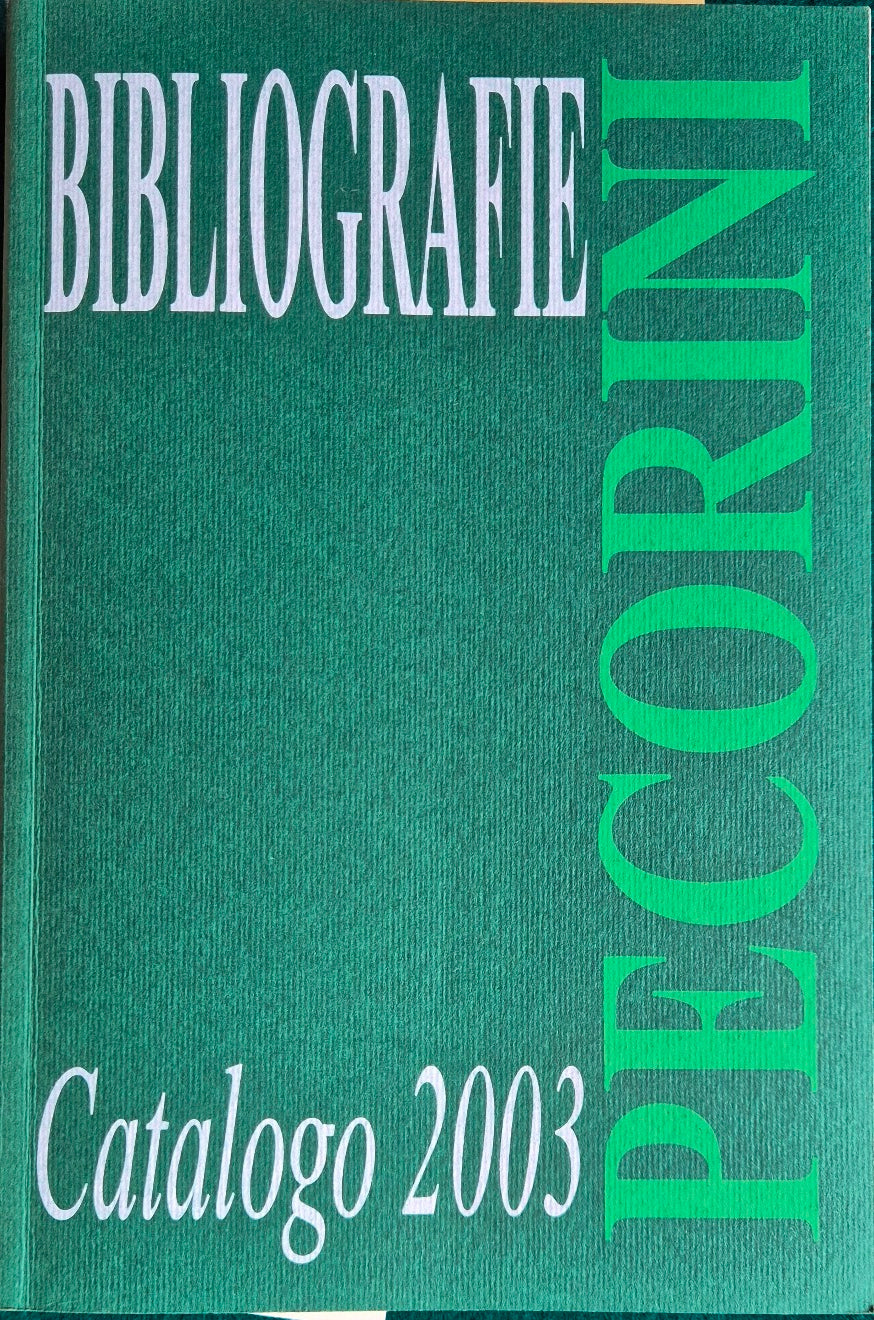 Libreria Pecorini - Bibliografie e bibliofilia Catalogo 2003