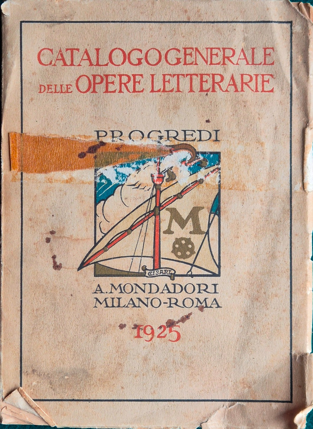 Catalogo generale delle opere letterarie - 1925