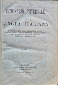 Dizionario universale di lingua italiana