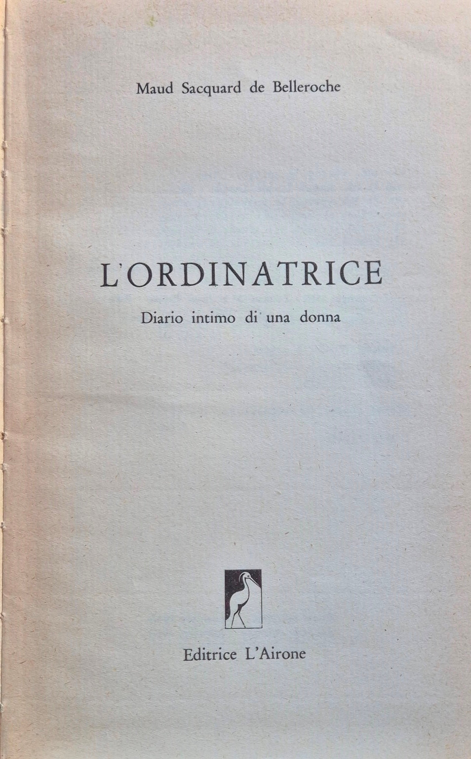 L'ordinatrice
