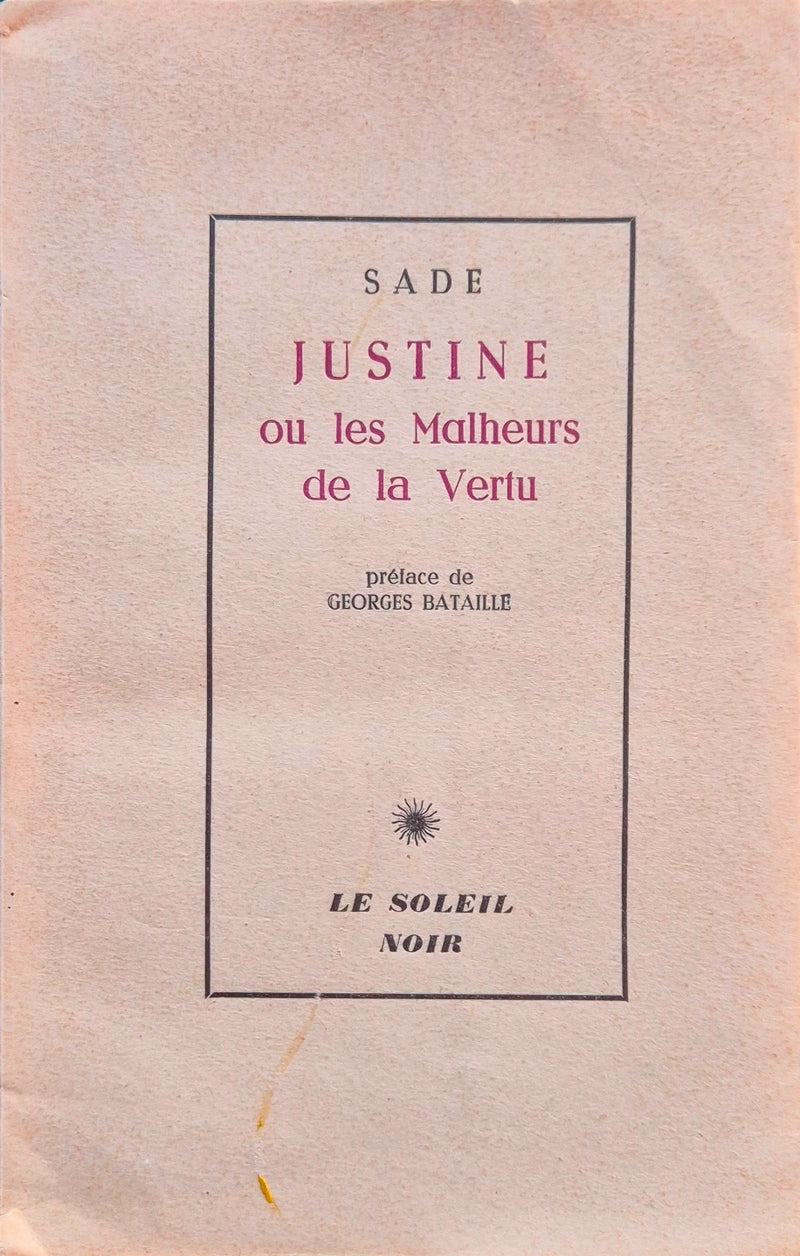 Justine ou les Malheurs de la vertu