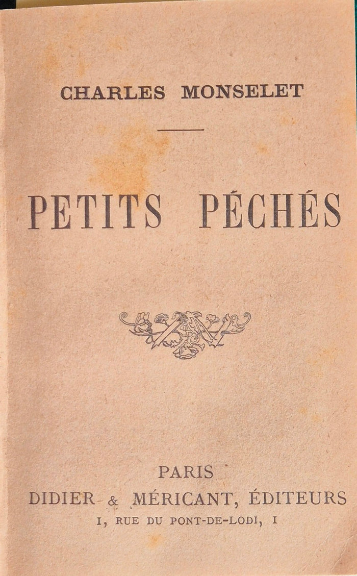 Petit peches; Chanvallon